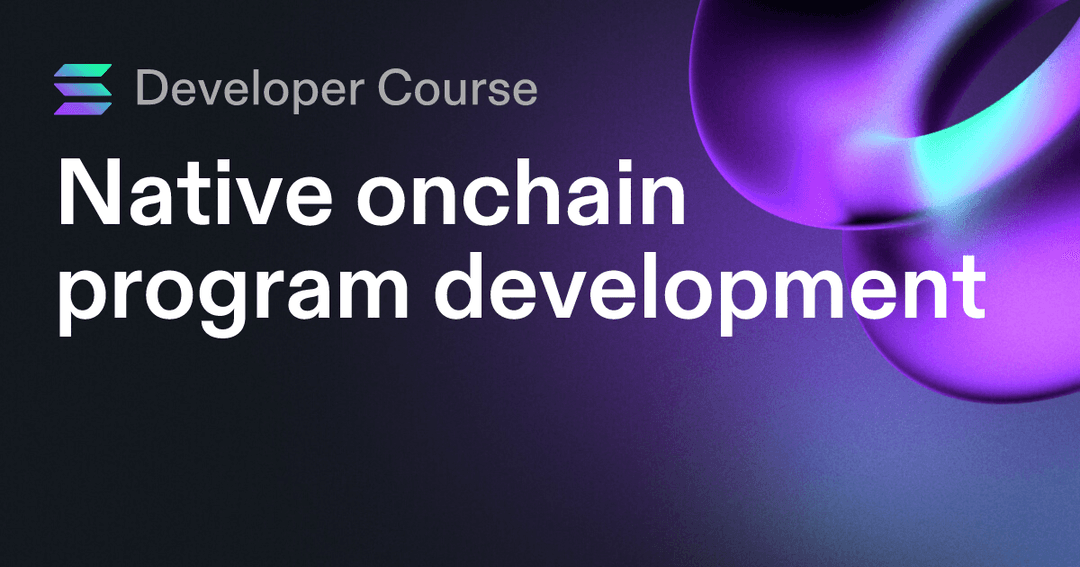 Native onchain program development