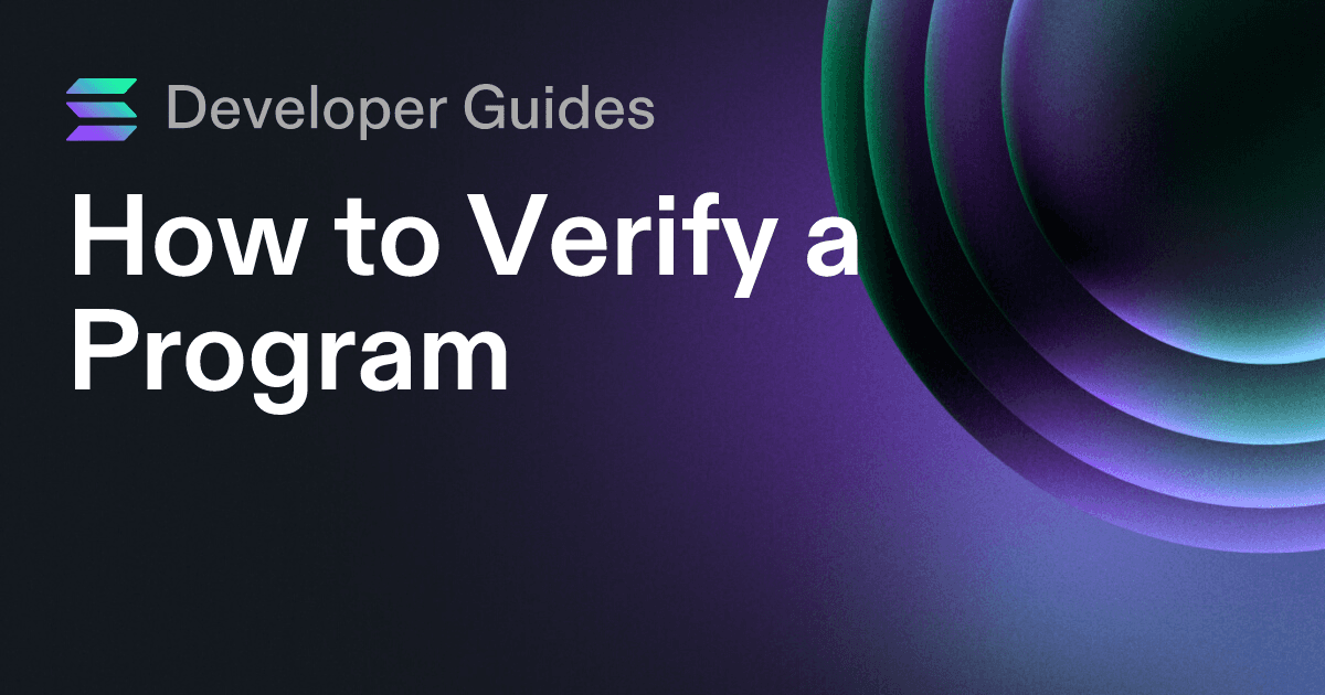 How to Verify a Program