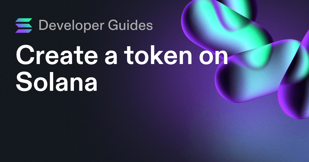 Create a token on Solana